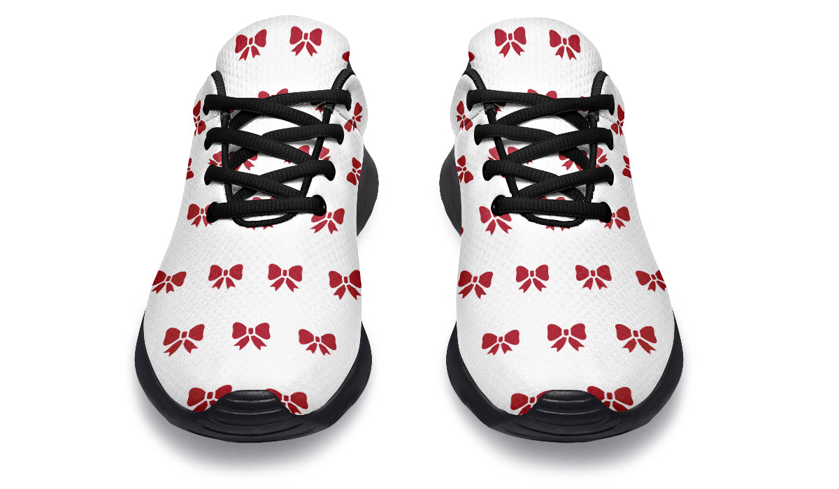 Ribbon Red On White