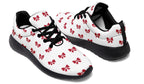 Ribbon Red On White