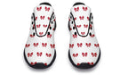 Ribbon Red On White