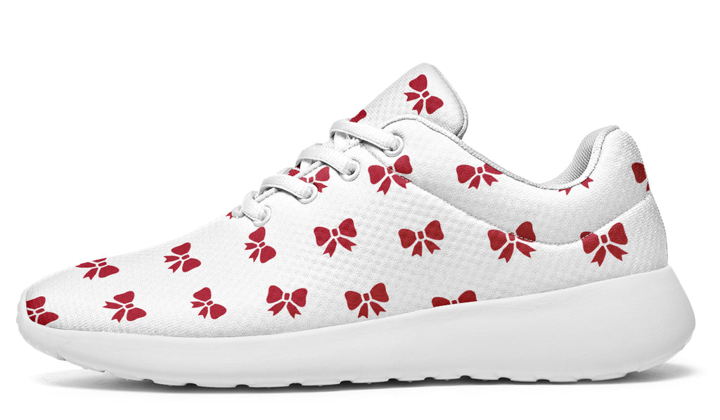 Ribbon Red On White