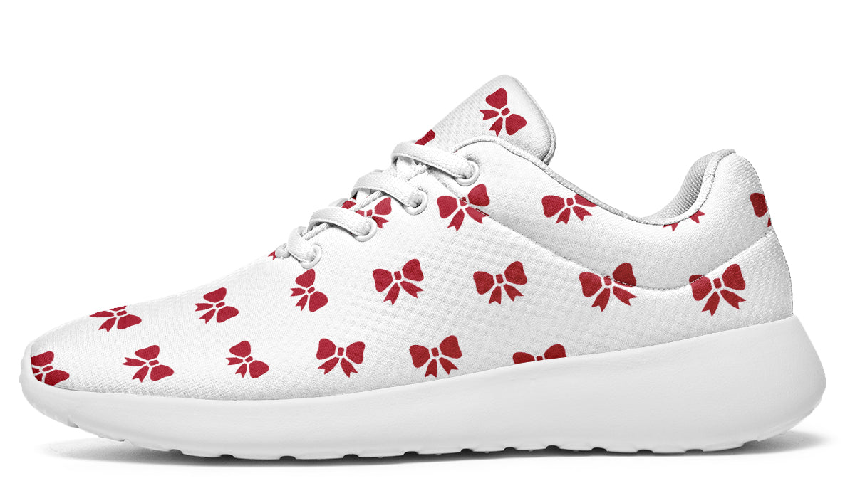 Ribbon Red On White