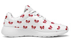 Ribbon Red On White