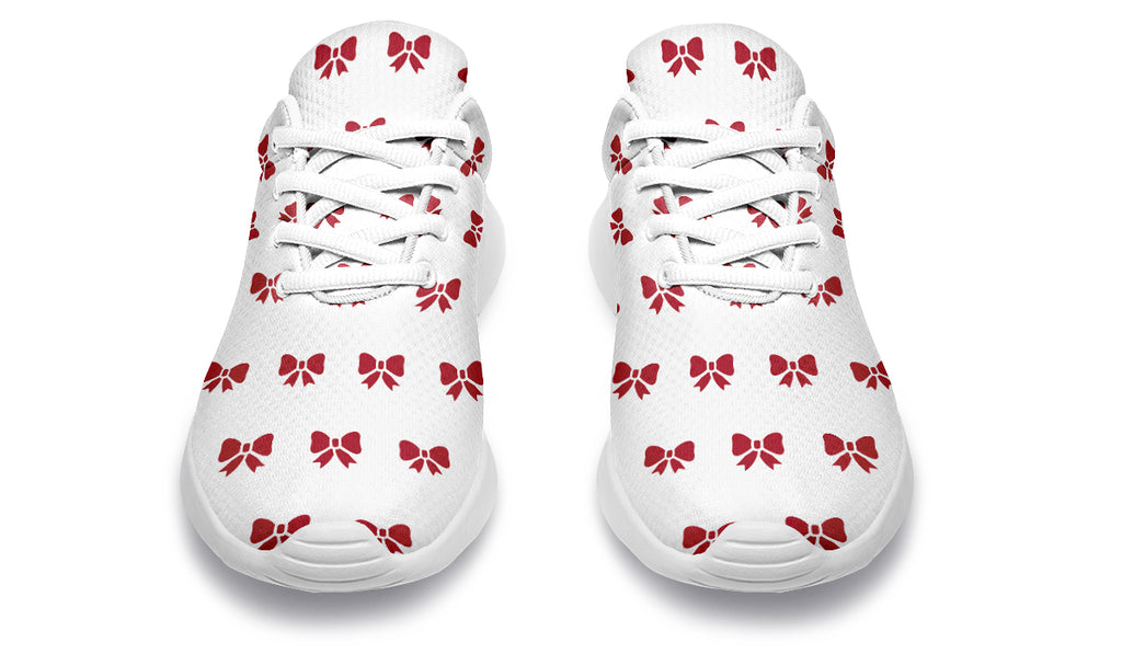 Ribbon Red On White