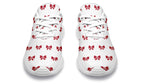 Ribbon Red On White