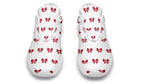 Ribbon Red On White