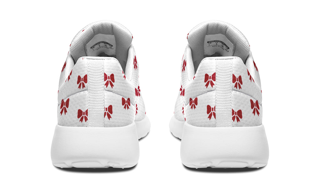 Ribbon Red On White