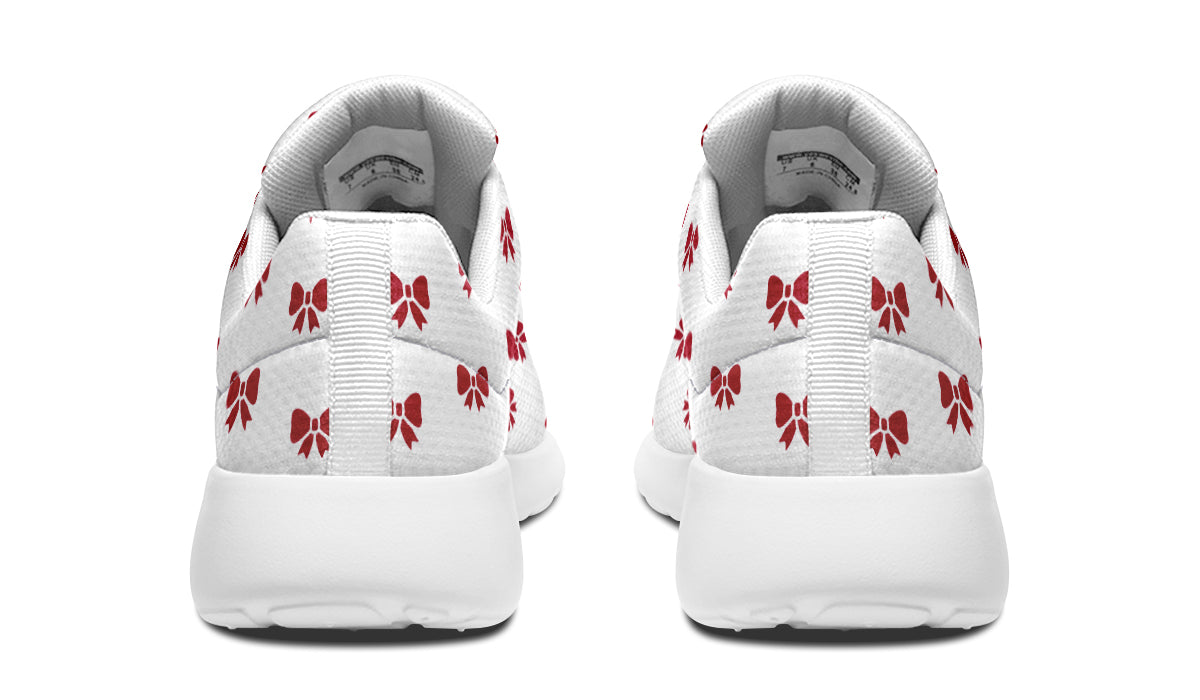 Ribbon Red On White