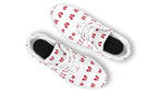 Ribbon Red On White