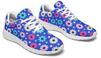 Royal Blue Retro Daisies