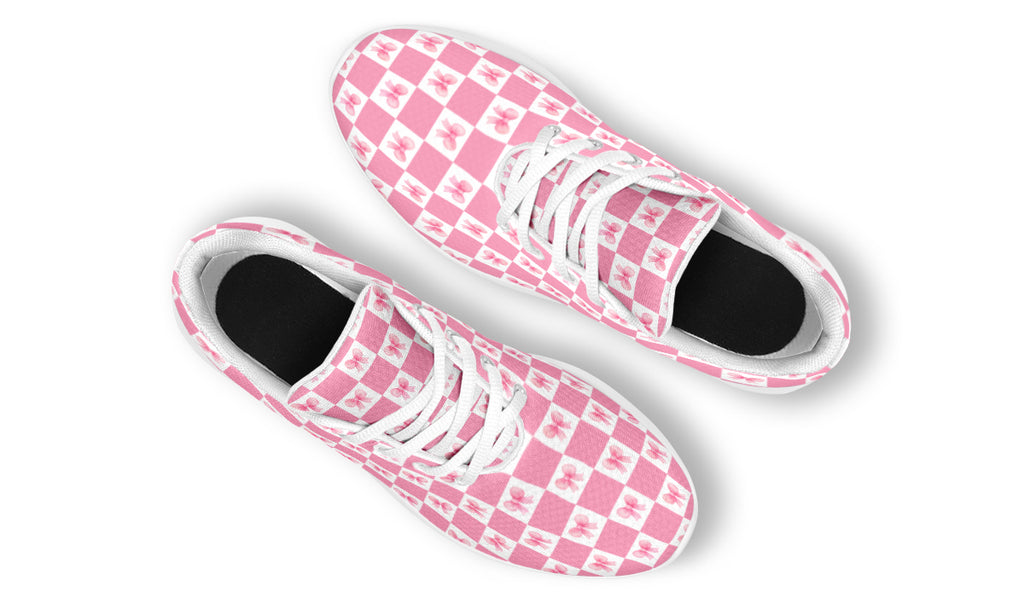 Watercolour Bow Check