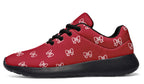 White Bows on Red