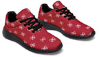 White Bows on Red