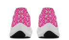 Cream Bows on Hot Pink