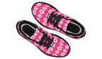 Cream Flowers on Hot Pink