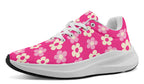 Cream Flowers on Hot Pink