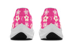Cream Flowers on Hot Pink