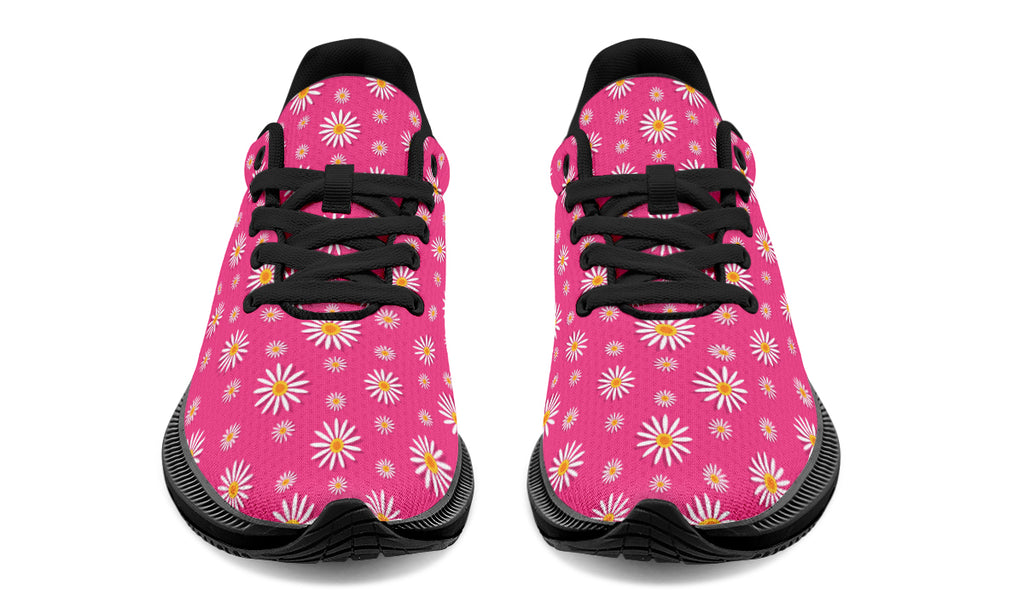 Daisies on Hot Pink