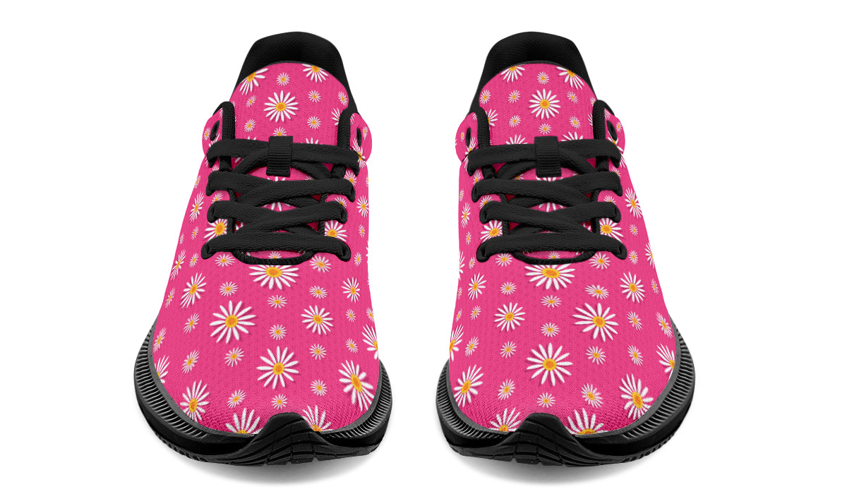 Daisies on Hot Pink