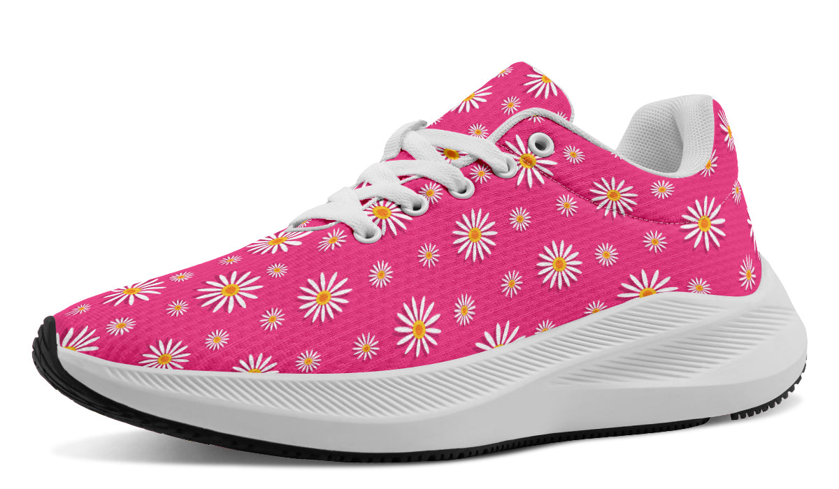 Daisies on Hot Pink