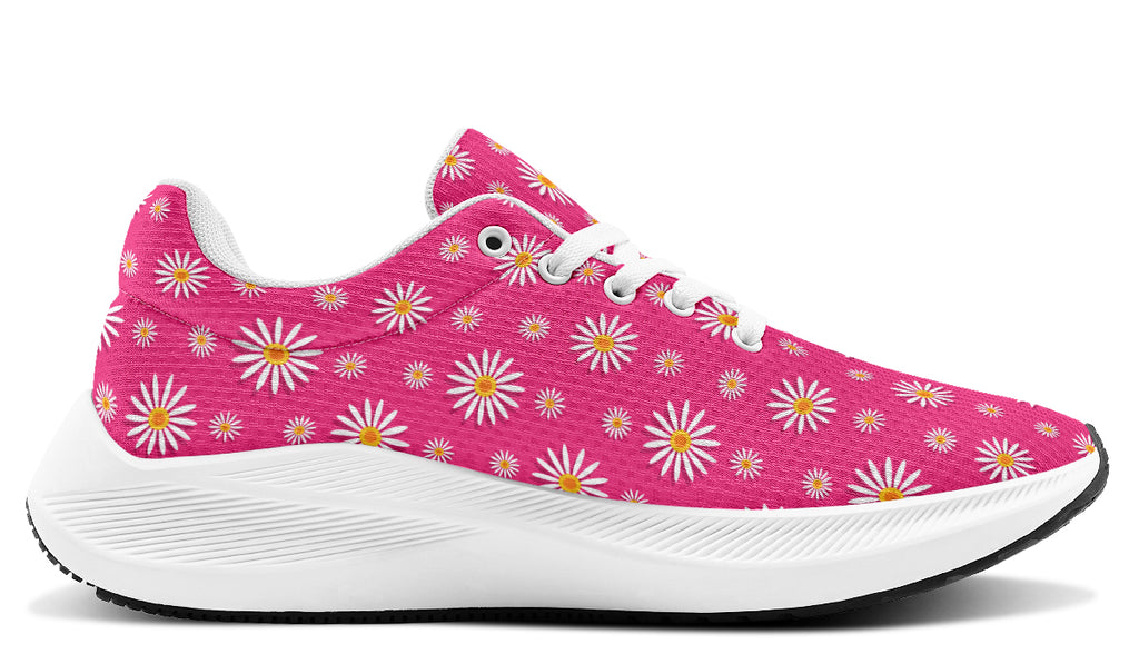 Daisies on Hot Pink