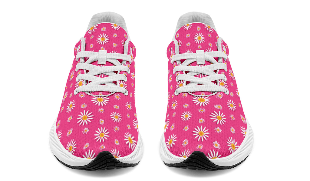 Daisies on Hot Pink
