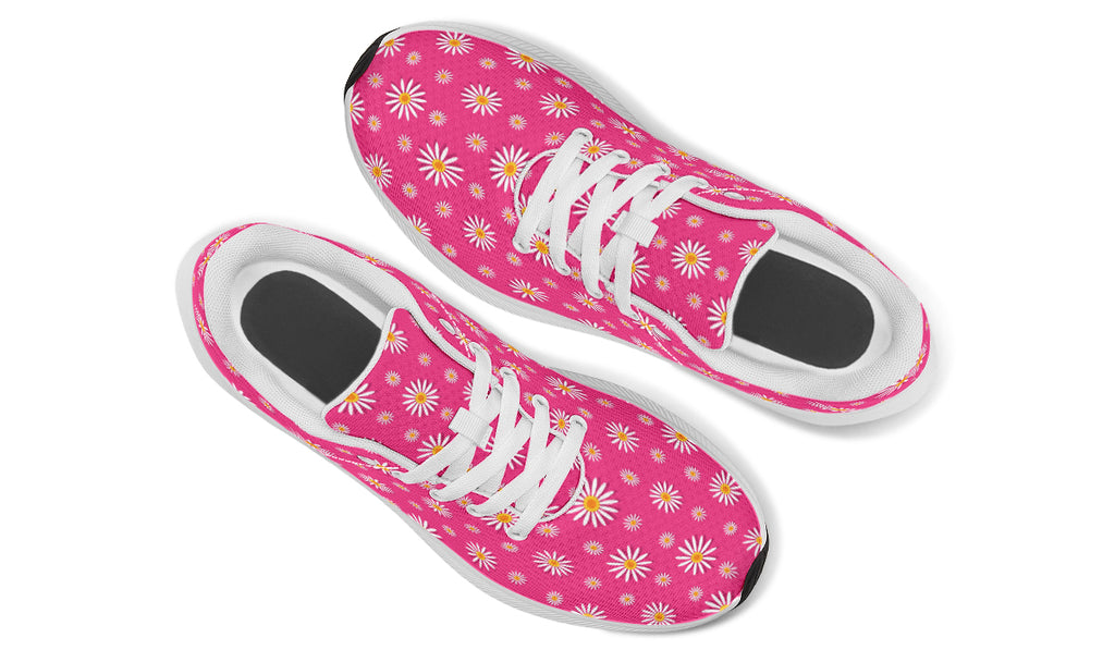 Daisies on Hot Pink