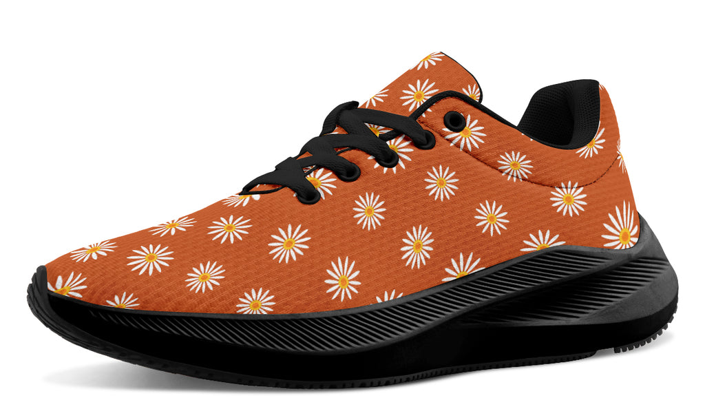 Daisies on Orange