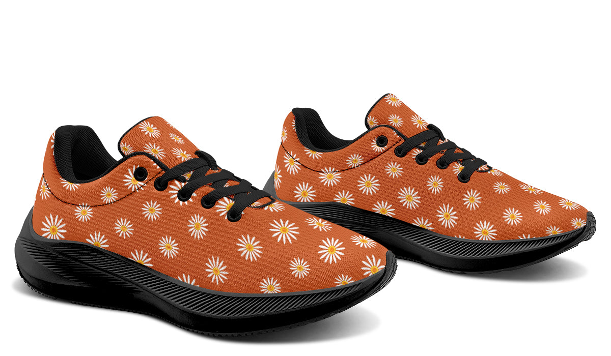 Daisies on Orange