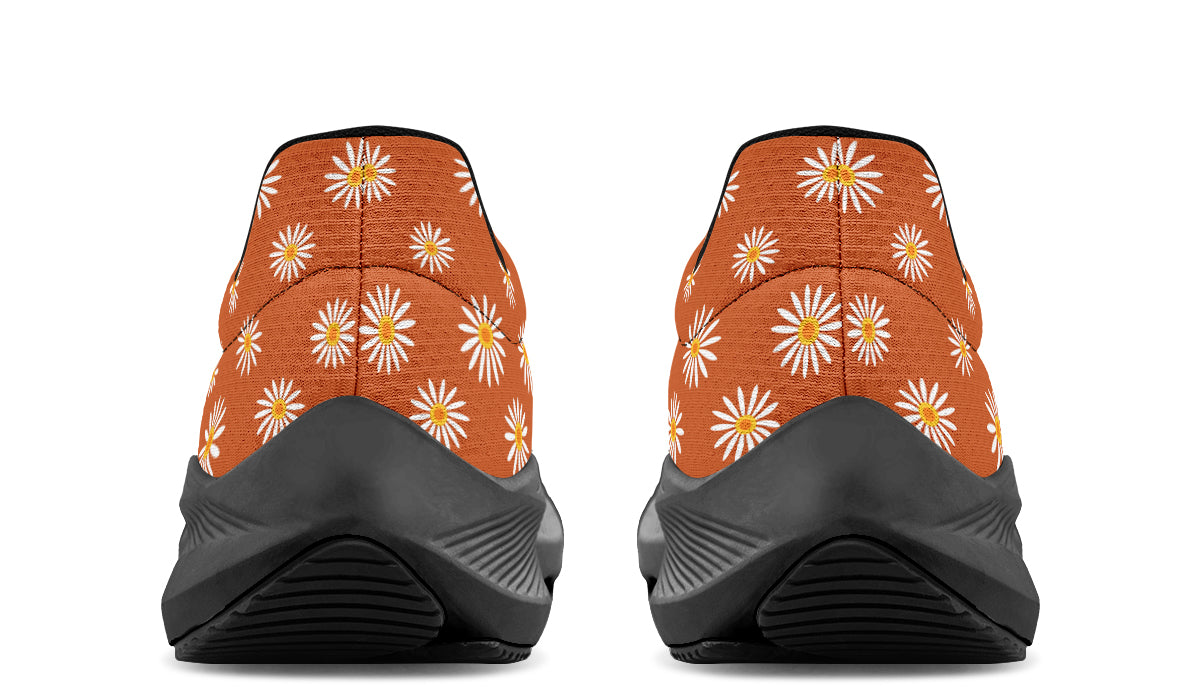 Daisies on Orange