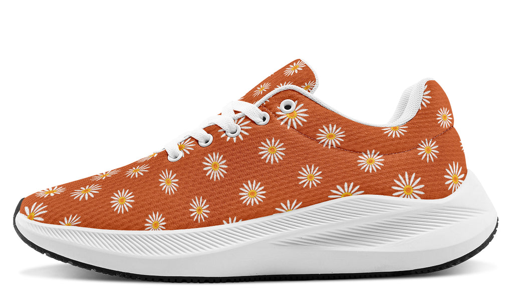 Daisies on Orange