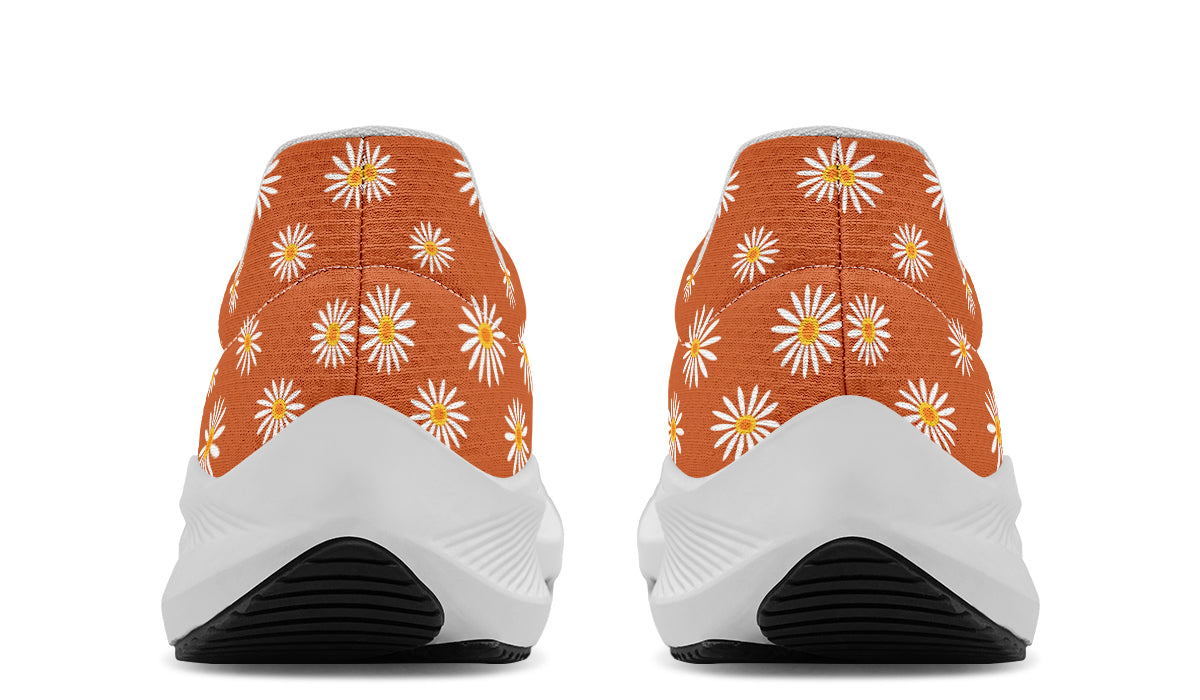 Daisies on Orange
