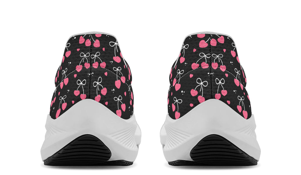 Heart Bows on Black