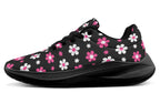 Pink and Black Flowers