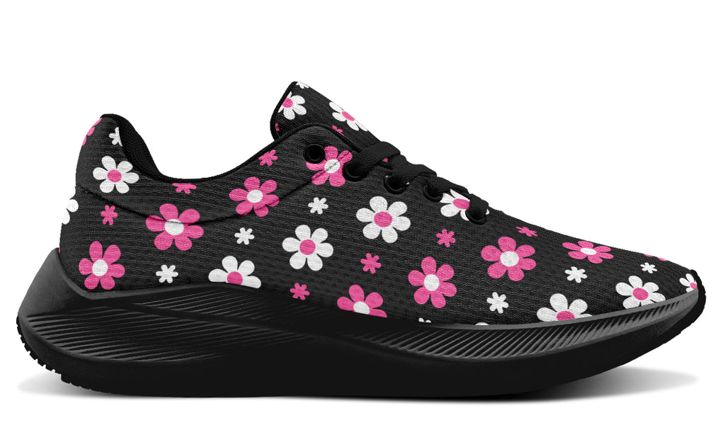 Pink and Black Flowers