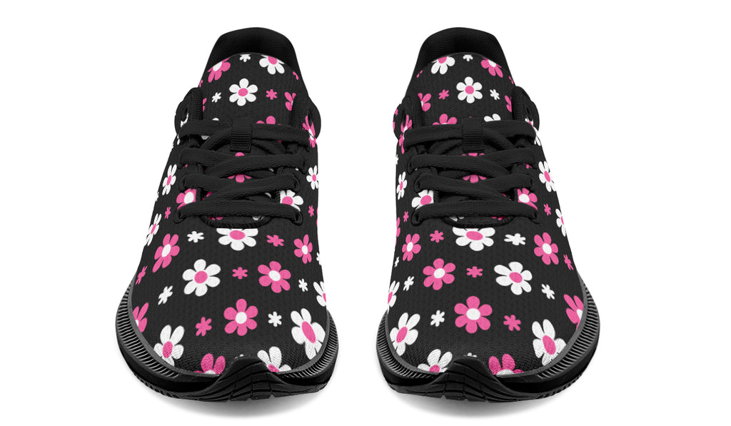 Pink and Black Flowers