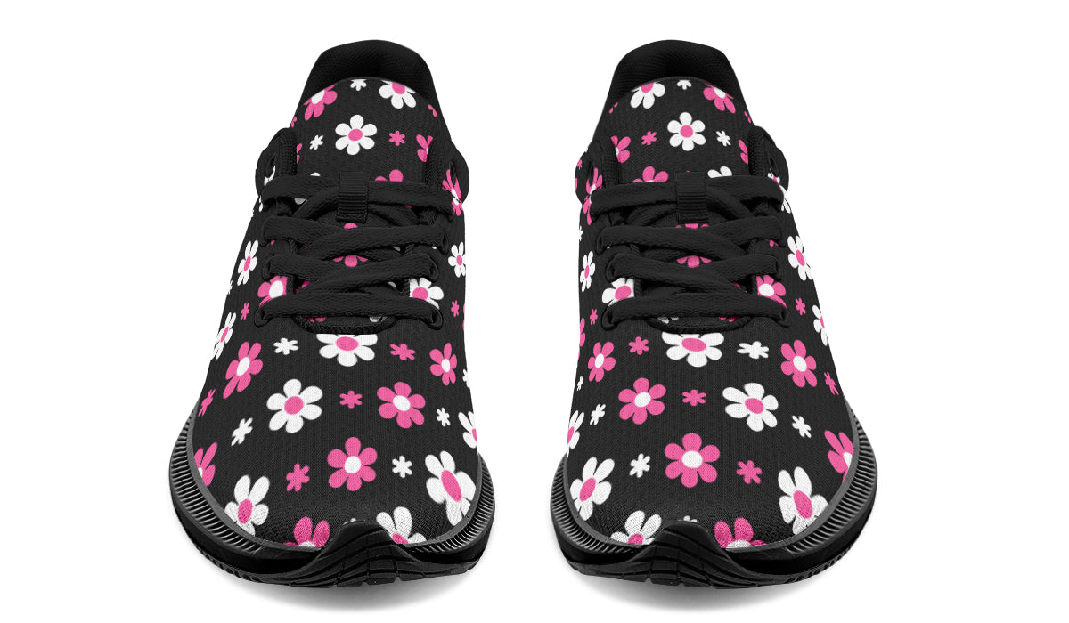 Pink and Black Flowers