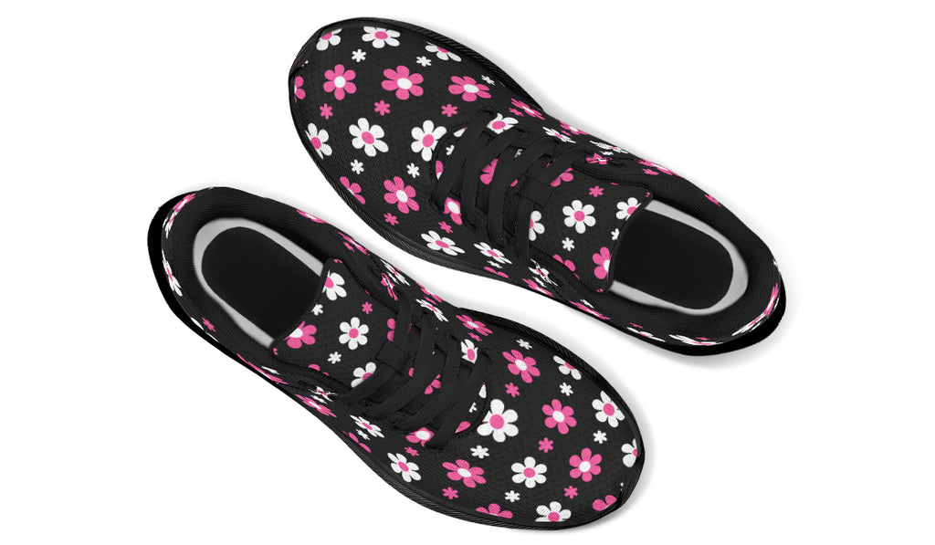 Pink and Black Flowers
