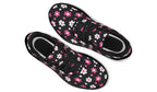 Pink and Black Flowers