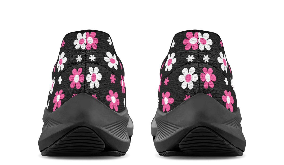 Pink and Black Flowers