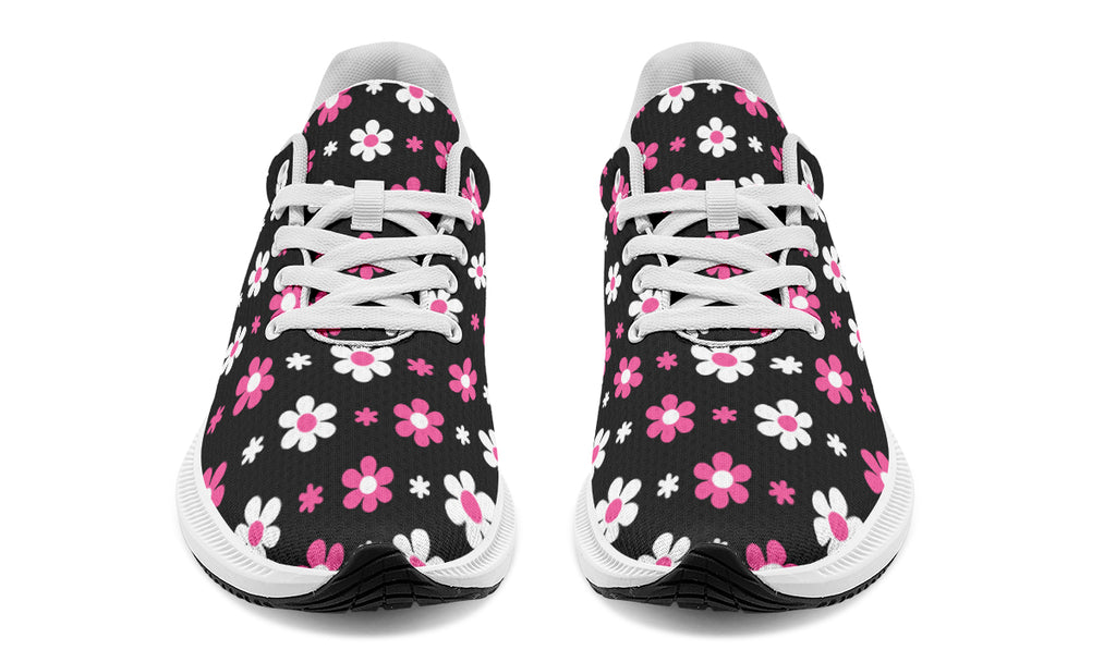 Pink and Black Flowers