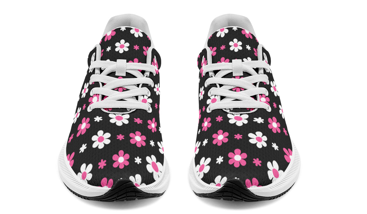 Pink and Black Flowers