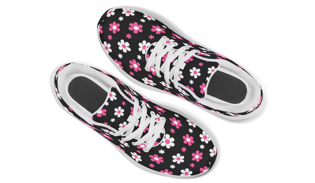 Pink and Black Flowers