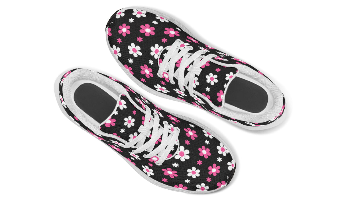 Pink and Black Flowers