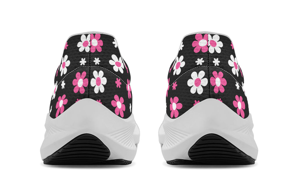 Pink and Black Flowers