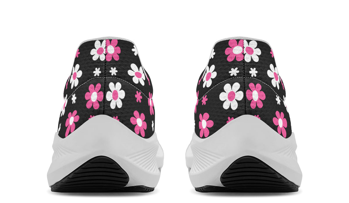 Pink and Black Flowers