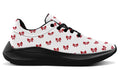 Ribbon Red on White