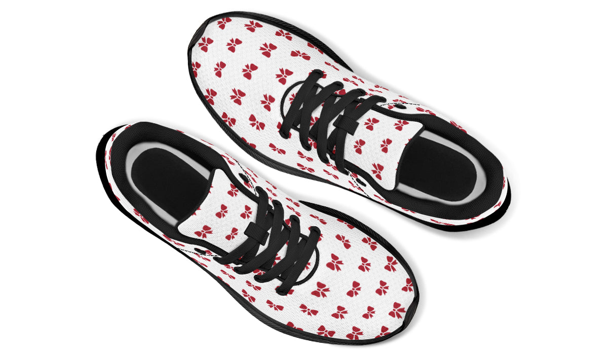 Ribbon Red on White