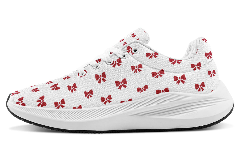 Ribbon Red on White