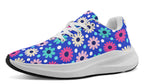 Royal Blue Retro Daisies