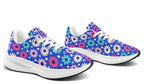 Royal Blue Retro Daisies